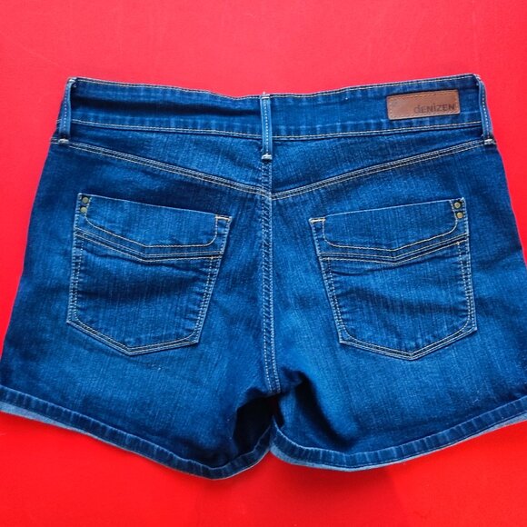 Denizen from Levi's jeans short blue women's size 8 - Picture 3 of 8